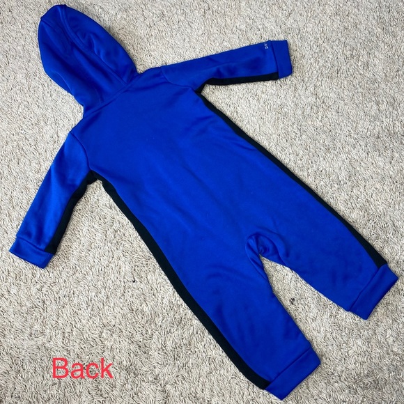 Nike Jumpsuit, Blue & Silver, Infant Size 9 Months - Picture 4 of 8